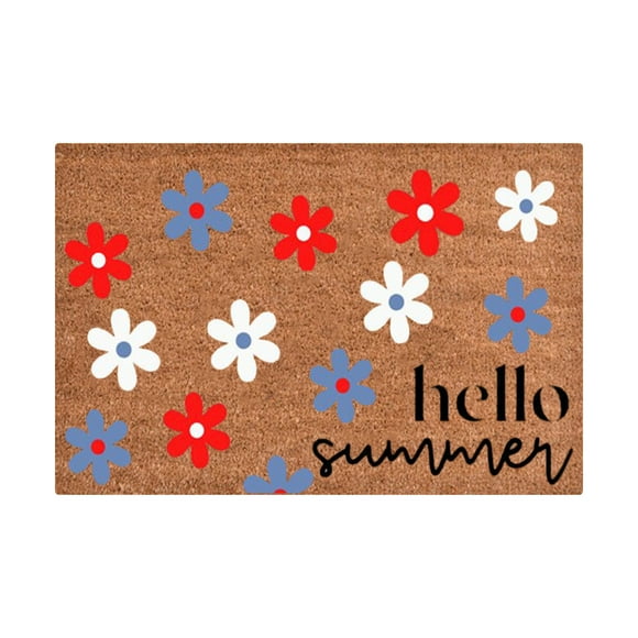 Doormat Indoor Doormats Door Matts Outdoors Summer Welcome Sign Hello Sunshine Doormats Funny Cute Doormat Door Mats Outdoor Door Mats for Outside Entry Buy Again Orders 16x24IN