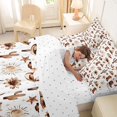 thumbnail image 5 of Homewish Rustic Cowboy Hot Boots 7 Pieces Full Size Bedding Sets,Sun Floral Cactus Full Size Bed in a Bag,White Brown,Reversible, 5 of 8