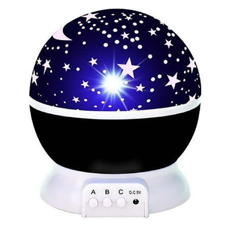 

2024 Star Night Light Plastic Metal 13x13x13.5cm Black Romantic Interesting Decorative Practical Star Projector for Home Colourful Night Light