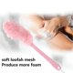 thumbnail image 3 of Depurador de ducha, cepillo de ducha de esponja de bañera de mango largo, limpiador de espalda de malla de nailon suave, cepillo de baño para hombres y mujeres, accesorios de ducha de baño Zhivalor YBY025-3, 3 of 4