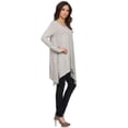 thumbnail image 2 of Women's Trendy Style Long Sleeves Solid Tunic Top, 2 of 4