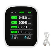 8-in-1 Indoor Air Quality Meter CO2 Detector WiFi Air Quality Monitor Tuya App