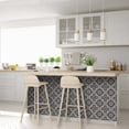 thumbnail image 5 of Mi Alma Peel & Stick Tiles - Dark Gray Floral Vinyl Backsplash 12x12, 5 of 10