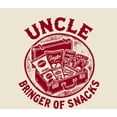 thumbnail image 4 of Uncle Bringer Of Snacks Adult Natural Crew Neck Short Sleeve Tee-3XL, 4 of 4