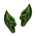 thumbnail image 4 of Latex Elf Mascarade d'Oreilles en Direct Diffusion Accessoires Halloween Fausse Oreille Vert, 4 of 9