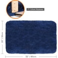 thumbnail image 4 of Lifewit 32" x20" Bathroom Rug Mat Plush Microfiber, Non-Slip, Water Absorbent, Blue, 4 of 6