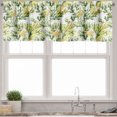 thumbnail image 3 of Ambesonne Nautical Valance & Curtain, Colorful Corals Plain Back, 55"x45", Olive Green Earth Yellow, 3 of 7