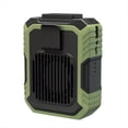 thumbnail image 1 of Ventilador de Cintura Portátil Recargable, Ventilador de Cintura Personal, Ventilador de Cuello Manos para Acampar, Al Aire Libre, Sitio de Construcción,Verde, 1 of 5