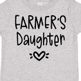 thumbnail image 4 of Inktastic Farmer's Daughter Heart Design Girls Toddler T-Shirt, 4 of 5
