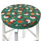 thumbnail image 3 of Balery Cartoon Turkey Fundas de asiento para taburete de bar redondo de tela de terciopelo ajustables que protegen de arañazos y manchas para sillas de 14 a 17 pulgadas.-13 inch, 3 of 7