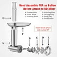 thumbnail image 6 of Metal Food Grinder Attachments for KitchenAid Stand Mixers, 6 of 11