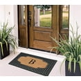 thumbnail image 2 of A1HC Natural Coir Monogrammed Door Mat For Front Door, 23x38, Anti-Shed Treated Durable for Outdoor Entrance, Heavy Duty, Low Profile Door Mat, Easy to Clean, Long Lasting, Front Porch Entry Rug, 2 of 7