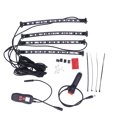 thumbnail image 3 of Tira de luces LED para coche, tira de luces activas con sonido, luces de ambiente Bluetooth, Kit de Iluminación ambiental interior, tira de luz LED de bajo consumo de energía remota con cable con 4 ba LHCER None, 3 of 5
