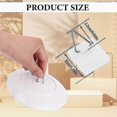 thumbnail image 3 of 50 Pieces Plate Hangers Invisible Plate Hanger Hanging Hooks Plastic Selfdhesive Wall Plate Hanger Plate Holders[hy] - Mishan, 3 of 4