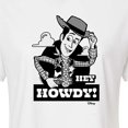 thumbnail image 3 of Toy Story - Hey Howdy - Juniors Cropped Cotton Blend T-Shirt, 3 of 5