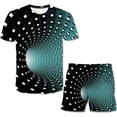 thumbnail image 1 of 2pcs Baby Boys Girls Whirlpool Ropa Conjuntos Verano Manga corta Tops Tees amp; Pantalones cortos Niños Dibujos animados Casual Nuevos disfraces Outfits7T Gao Jinjia LED, 1 of 2