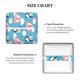 thumbnail image 5 of Balery Panda Flying in the Sky Porta Pañuelos de Cuero con Estampado – Funda Moderna Cuadrada para Caja de Pañuelos, Dispensador 5x5x5'', 5 of 7
