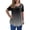 Gray, variant on IROINNID Womens Summer Trendy Vintage Casual Short Sleeve Round Neck Tops Blouse On Sale