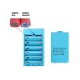 thumbnail image 3 of Removable solderless 6 18650 battery pack, power digital display, battery pack, DIY kit, with LED light-Blue A, 3 of 5