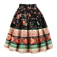 thumbnail image 4 of Jupe Plissée Taille Élégante Couleur Unie pour Femmes, 4 of 6