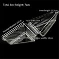 thumbnail image 3 of 200 Pieces Cake Slice Plastic Containers, 5 Inches Hinged Lid Cheese Cake Container, for Home, Bakery and Cafe, 3 of 5