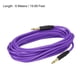 thumbnail image 2 of Cable para Guitarra Instrumento, 19,69 Pies 1/4 Pulgadas a 1/4 Pulgadas TRS Recto a Recto Ángulo Eléctrico Bajo Cable Cordón para Guitarra Bajo Púrpura, 2 of 5