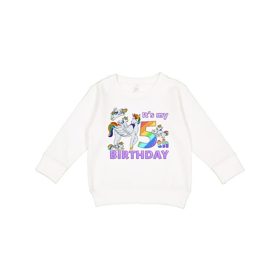 Inktastic It's My 5th Birthday Unicorn Toddler Sweatshirt