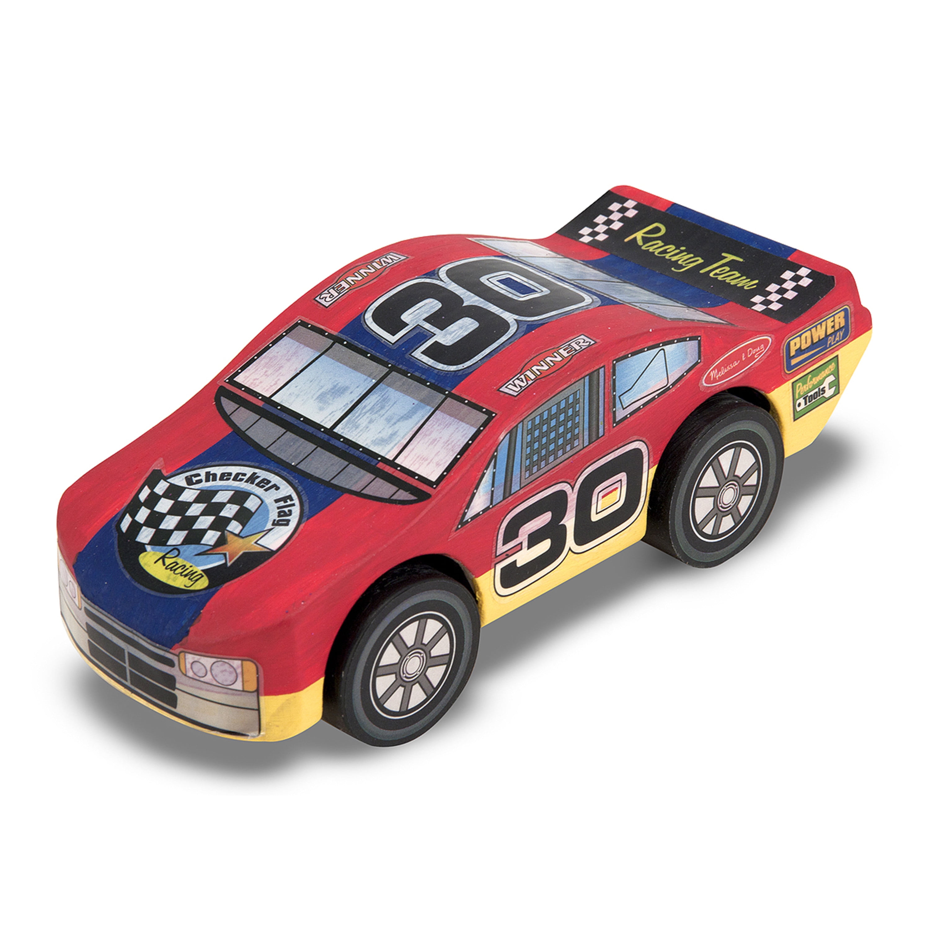 Melissa & Doug Decorate-Your-Own Wooden Race Car Craft Kit