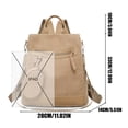 thumbnail image 6 of Stylago Backpack Purse for Women Fashion Travel School Backpacks Ladies Top Handle Work Computer Daypack for Daily Use Brown, 6 of 6