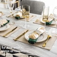 thumbnail image 4 of Sets de Table par Maison Ensemble Brillant de 4 Sets de Table Résistants à la Chaleur Sets de Table en Tissu pour Cuisine Intérieure Extérieure, 4 of 5
