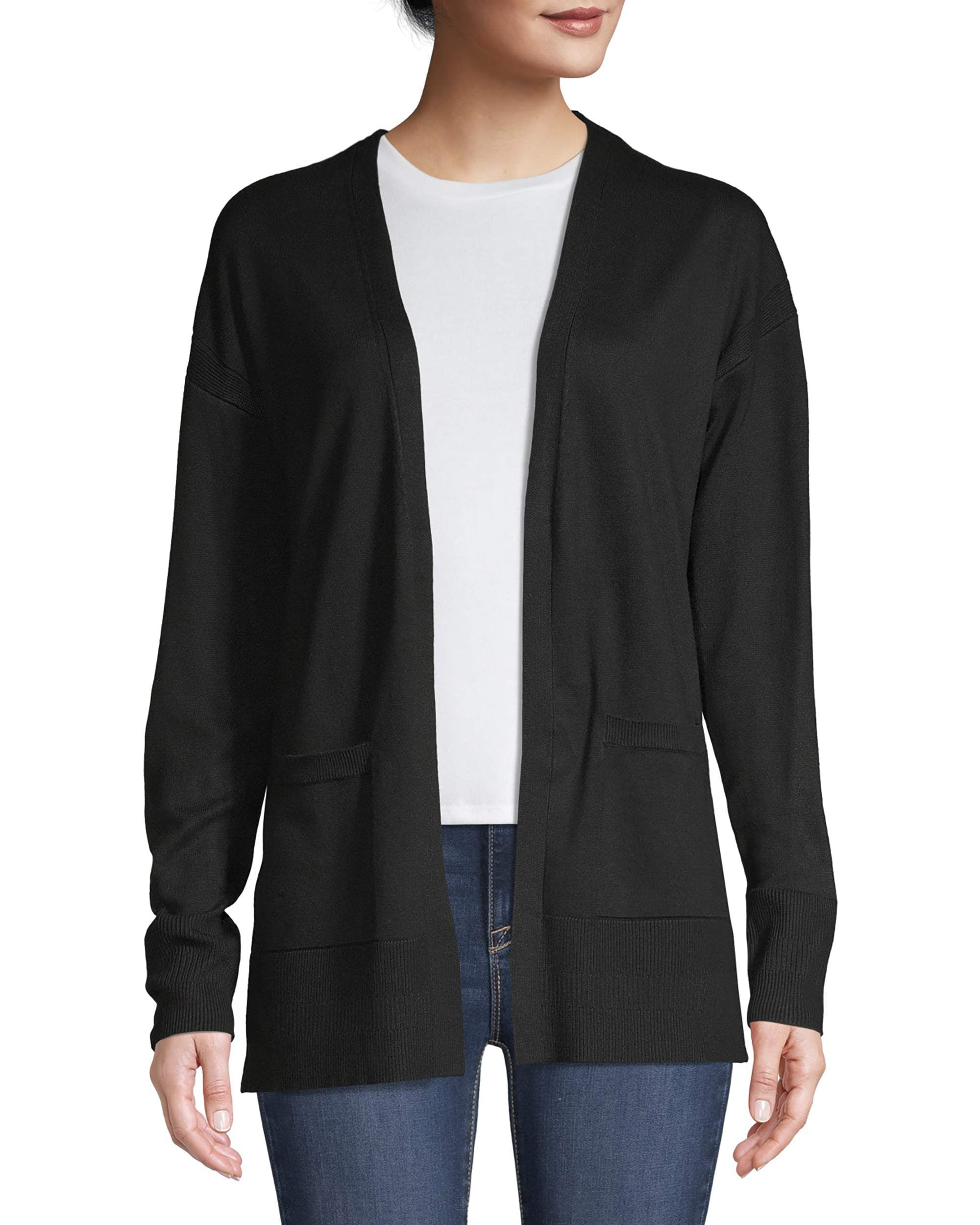 open front cardigan walmart