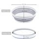 thumbnail image 2 of Juego de coladores plegables, escurridor plegable de silicona para cocina, juego de coladores plegables, perfecto para escurrir pasta, verduras y frutas Xemadio YZY215-3, 2 of 7