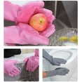 thumbnail image 3 of Gants de Vaisselle en Silicone avec Récurreur en Silicone, 3 of 5