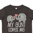 thumbnail image 4 of Inktastic My Aunt Loves Me Niece Nephew Elephant Boys or Girls Toddler T-Shirt, 4 of 5
