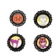 thumbnail image 3 of Toystoory Adorno de luz de lámpara de calabaza de con control de botón Hermoso letrero colgante ajustable Lámparas de puerta Decoración de Kits de decoración para fiestas Esqueleto Toystoory HA068173-02, 3 of 6