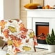 thumbnail image 4 of Flannel Blanket Maple Leaves Pattern Printed Cover Blanket Nap Blanket Travel Portable Quilt, 4 of 6