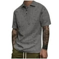 thumbnail image 2 of Yiliang Mens Ombre Polo Shirt Beefy Muscle Assorted Color Airy Comfortable Top for Summer Season, 2 of 5