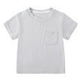 thumbnail image 4 of MYGBCPJS Baby Boy T-shirts Infant Bamboo Rayon Tees Toddler Summer Short Sleeve Crew Neck T Shirt 2 Pack, 4 of 4