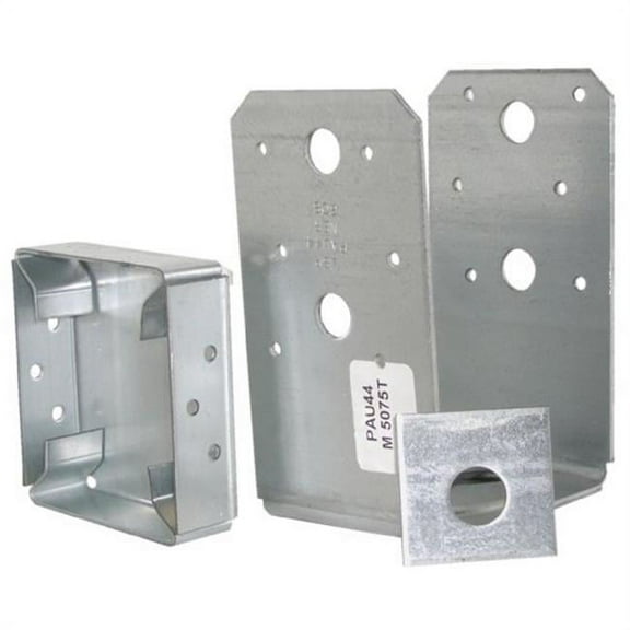 USP Structural Connectors PAU44 Anchor Post Hi Uplft - 4 x 4 in. 16 Gauge