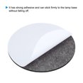 thumbnail image 4 of Uxcell 8.7" Dia. Adhesive Non-Slip Backed Felt, 2 Pcs 5mm Thick Round Lamp Base Anti-Slip Mat Anti-Scratch Pad, Black, 4 of 6
