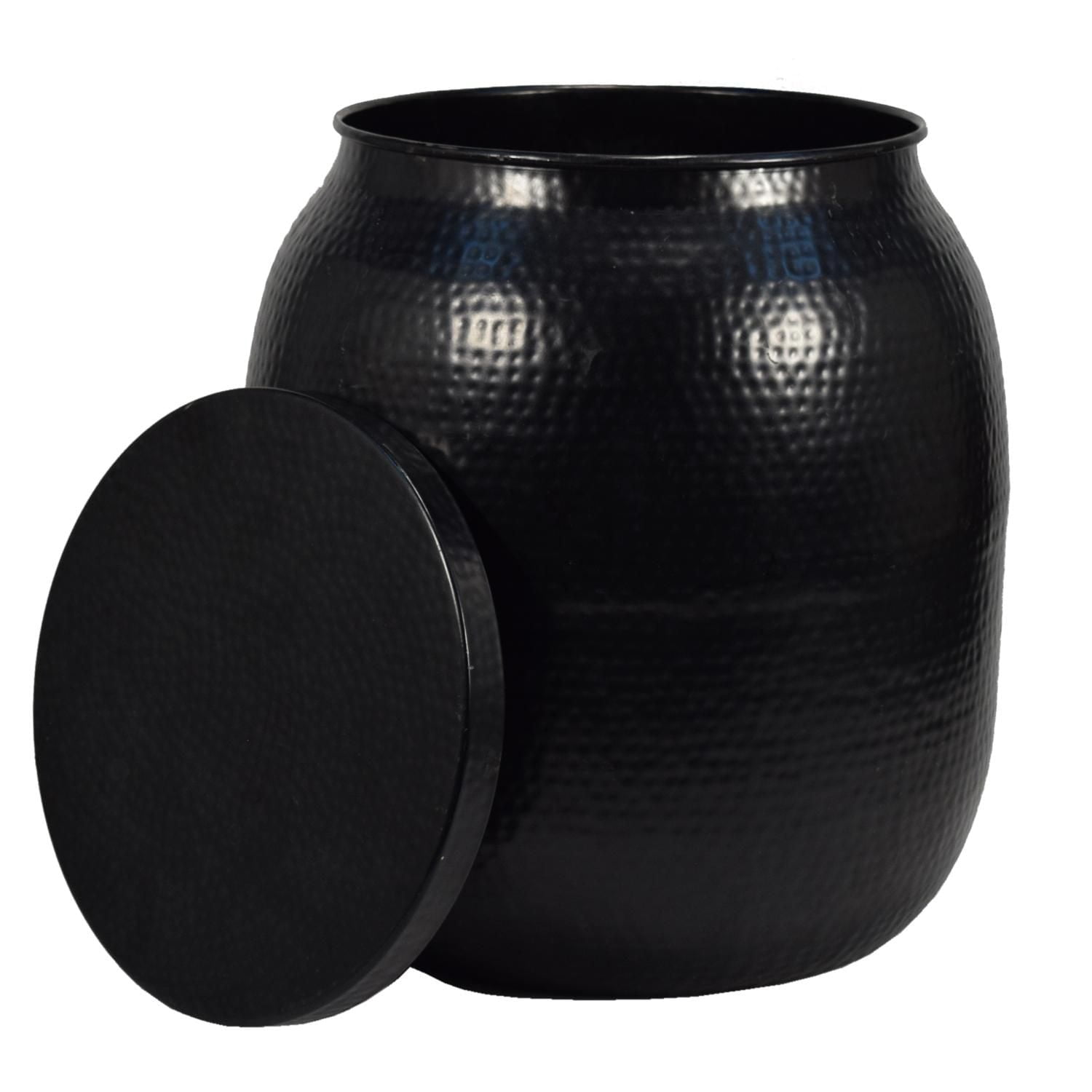 Table d'appoint martelée de hometrends avec rangement