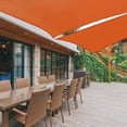 thumbnail image 2 of Yescom 2 Pack 28FT Triangle Sun Shade Sail Canopy UV Block Commercial Carpark Pool Camping Beach Outdoor Bright Orange, 2 of 10