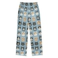 thumbnail image 2 of FORMRS Kids Pajama Pants with Pockets Size 6-8Y Boys Lounge Sleep Bottoms, Cartoon Cute Cat, 2 of 8