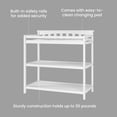 thumbnail image 5 of Child Craft Flat Top Changing Table with Pad & Strap, 2 Storage Shelves, Anti-Tip Kit, Matte White, 5 of 8