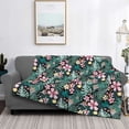 thumbnail image 2 of Yiaed Rose Flowers Print Blanket Throw Blanket Soft Cozy Flannel Blanket for Home Bed Sofa Couch Chair-60"x50", 2 of 6