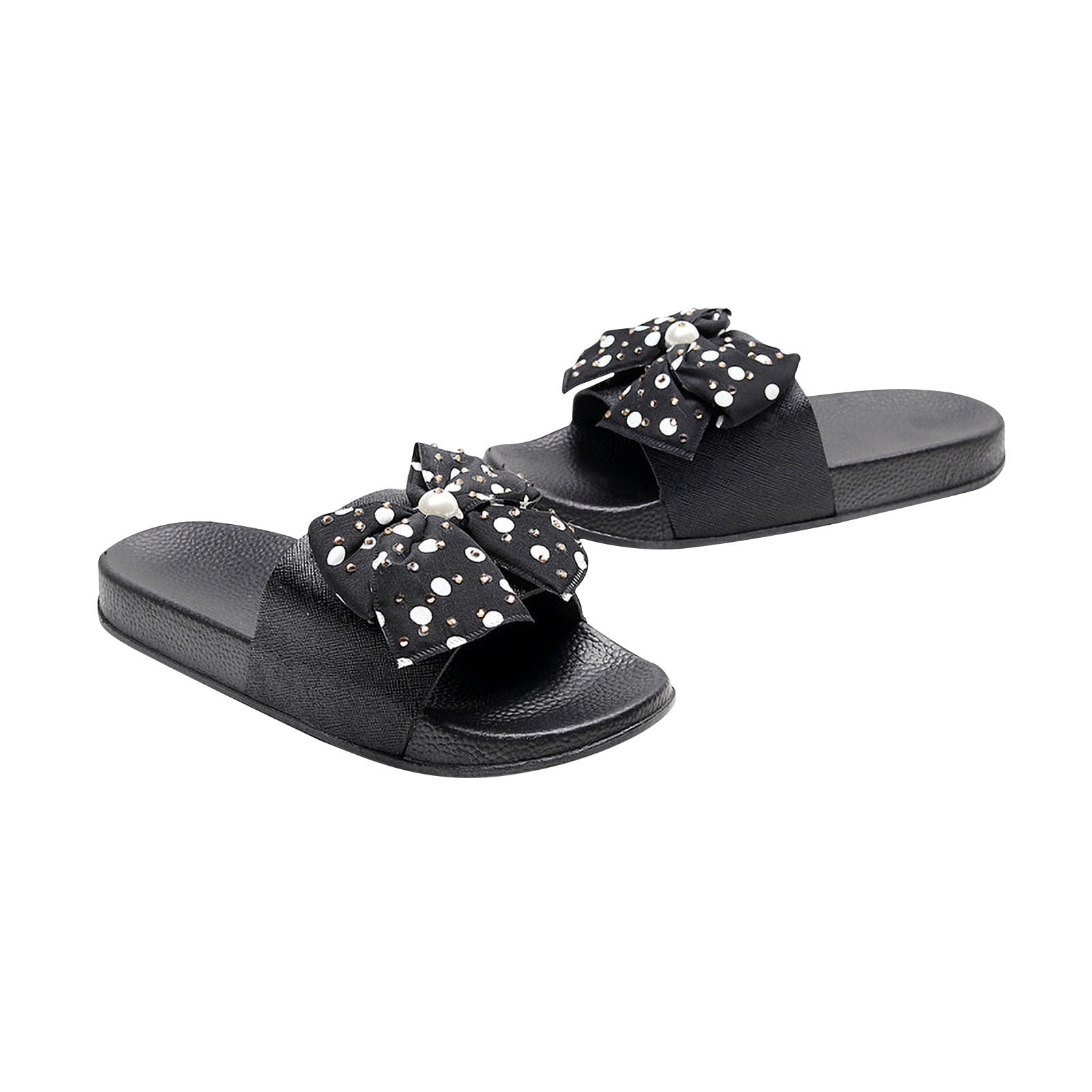 【23.65】25SS★ POLKA3 S/S SLIPPERS Summer Savings! Zpanxa Slippers for Women New Large Size Bow
