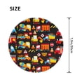 thumbnail image 3 of Disketp Construction Truck Small Mouse Pad 7.9x7.9 Inches,Washable Round Mousepad For Office Laptop Computer,Non-Slip Rubber Base Mouse Pads For Wireless Mouse, 3 of 8