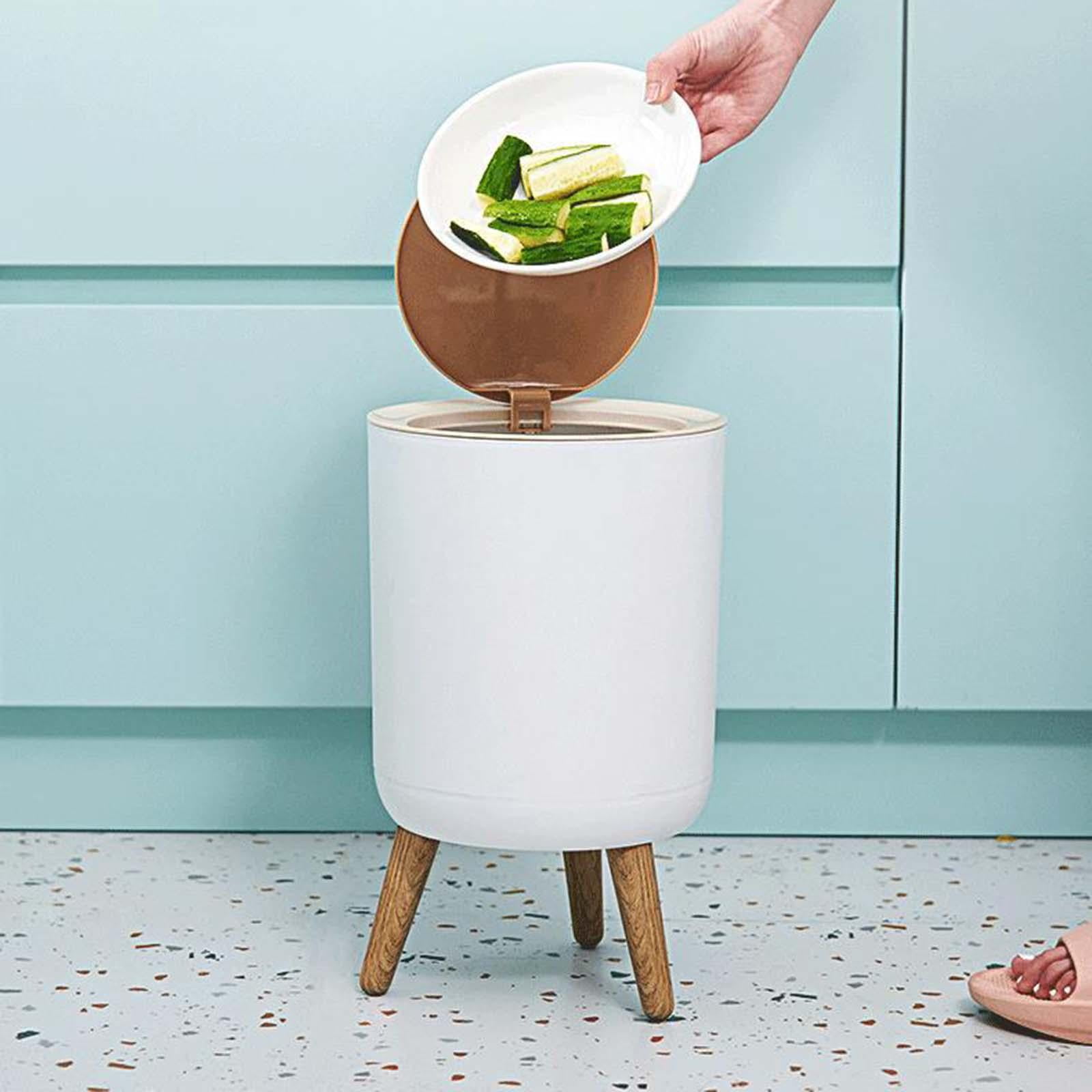 Modern Bathroom Garbage Can with Bag Storage  Elegant and Hygienic - –  Primo Supply l Curated Problem Solving Products