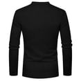 thumbnail image 5 of TAGOLD Men Fall Winter Sweater Tops,Men Casual Fashion V-neck Sleeve Pullover Breathable Shirt Blouse Tops, 5 of 5