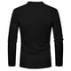 thumbnail image 5 of pstuiky hombres de manga larga, Camisa informal de moda para hombre, con cuello en V y mangas, transpirable top de hombre m, 5 of 6